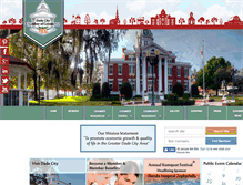 Tablet Screenshot of dadecitychamber.org